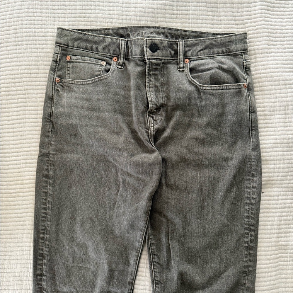 American Eagle Outfitters Gray Straight Men's Jeans